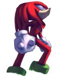  anthro boxing_gloves clothing echidna gloves handwear hi_res knuckles_the_echidna looking_up male mammal monotreme purple_eyes red_body sega sketch solo sonic_the_hedgehog_(series) speendlexmk2 