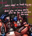  2023 5_fingers ?! autobot big_breasts big_penis blue_eyes blue_glans blue_hands blush bodily_fluids breasts colored cybertronian detailed_background digital_drawing_(artwork) digital_media_(artwork) dominant dominant_female duo elita-one ellipsis english_text epsi110 erection exclamation_point eyelashes fellatio female fingers first_person_view genital_fluids genitals glans hasbro hi_res high-angle_view humanoid humanoid_genitalia humanoid_penis intraspecies larger_male lipstick living_machine machine makeup male male/female male_pov multicolored_body not_furry open_mouth optimus_prime oral penile penis pink_lipstick pink_text pov_blowjob precum question_mark red_penis red_text robot saliva sex signature size_difference smaller_female smile submissive submissive_male takara_tomy text thick_thighs transformers 