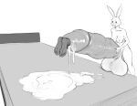  anthro balls beastars bed big_balls big_penis binibon123 black_and_white bodily_fluids breasts canid canine canis cock_vore cum cum_in_penis cum_inside domestic_rabbit duo dwarf_rabbit erection feet furniture genital_fluids genitals gynomorph haru_(beastars) head_in_penis hi_res huge_balls huge_penis hyper hyper_balls hyper_genitalia hyper_penis inflation intersex intersex/male lagomorph legoshi_(beastars) leporid male mammal monochrome netflix netherland_dwarf_rabbit nude on_bed oral oryctolagus penetration penile penile_penetration penis penis_tip rabbit sex simple_background sitting urethral urethral_penetration vein veiny_balls veiny_penis vore wolf 