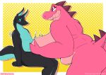  alligator alligatorid anthro breast_play breasts crocodilian female goopyarts hi_res kobold male remi_(goopyarts) reptile scalie sex slightly_chubby titfuck 