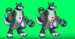  absurd_res anthro canid canine canis collar genitals handles hi_res inflatable inflation knot male mammal oshaviolation pawpads paws penis pool_toy rubber rubber_creature solo spiked_collar spikes were werecanid werecanine werewolf wolf 