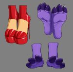  antelope anthro badroy badroy_(character) bovid claws clothing colored_nails colored_toenails disney feet female foot_fetish foot_focus footwear gazelle gazelle_(zootopia) hi_res high_heels male mammal nails reptile scalie snake toe_claws toenails zootopia 