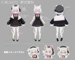  +_+ 1girl :3 a-pose absurdres animal_ears bad_link beret black_dress black_headwear black_jacket black_ribbon blush bow bow_legwear cat_ears cat_girl cat_tail character_name chestnut_mouth coefont colored_inner_hair crossed_bangs crying crying_with_eyes_open dress ears_down expressions fang flipped_hair full_body gloom_(expression) grey_background grey_hair hat hat_ribbon highres jacket long_sleeves mary_janes medium_hair multicolored_hair multiple_views neck_ribbon notice_lines off_shoulder official_art open_clothes open_jacket outline pantyhose pinafore_dress pink_eyes pink_hair pink_ribbon reference_sheet ribbon sad sailor_collar sayo_(voicevox) sayonaka_megumo second-party_source shirt shoes short_sleeves simple_background skin_fang sleeve_bow sleeveless sleeveless_dress sleeves_past_fingers sleeves_past_wrists smile standing tail tears translation_request turn_pale unamused voicevox white_bow white_outline white_pantyhose white_sailor_collar white_shirt wide-eyed 