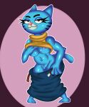  &lt;3 &lt;3_eyes &lt;3_pupils 2023 4_fingers 5:6 anthro areola areola_slip arms_bent barefoot bedroom_eyes belt big_breasts biped black_eyebrows black_eyelashes black_eyes blue_body blue_bottomwear blue_clothing blue_eyelids blue_fur blue_skirt bottomwear bottomwear_down breasts brown_belt cartoon_network catinheat closed_smile clothed clothing countershade_snout countershading crotch_tuft curved_eyebrows digital_drawing_(artwork) digital_media_(artwork) digitigrade domestic_cat eyebrows eyelashes eyelids feet felid feline felis female fingers flashing flashing_breasts flashing_pussy front_view full-length_portrait fur fur_tuft genitals geometric_background glistening glistening_areola glistening_body hi_res innie_pussy iris leaning leaning_aside long_eyelashes looking_at_viewer mammal markings mary_senicourt mature_anthro mature_female mouth_closed narrowed_eyes open_belt outline partially_clothed partially_clothed_anthro partially_clothed_female pink_nose portrait pose prick_ears purple_areola pussy raised_clothing raised_sweater raised_topwear round_head round_nose seductive simple_background skirt skirt_down smile smiling_at_viewer snout solo sweater tail the_amazing_world_of_gumball thick_thighs topwear tuft turtleneck whisker_markings white_body white_countershading white_heart white_outline wide_hips yellow_clothing yellow_sweater yellow_topwear 