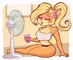  activision alex-toons animated anthro barefoot blonde_hair breasts cleavage clothed clothing coco_bandicoot crash_bandicoot_(series) feet female fur hair orange_body orange_fur panties solo thick_thighs underwear wide_hips 