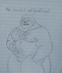  anthro berryblks body_hair bottomwear chest_hair clothing father hairy_belly hand_in_pocket hand_on_stomach male mammal marine musclegut muscular muscular_anthro muscular_male nipples pants parent pinniped pockets seal shirtless solo 