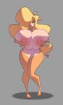  absurd_res activision anthro areola bandicoot big_breasts blonde_hair boris_grim breast_grab breast_squish breasts cleavage clothed clothing crash_bandicoot_(series) ear_piercing female genitals hair hand_on_breast hi_res holding_breast huge_breasts lips mammal marsupial nipples nude piercing pussy solo squish tawna_bandicoot wide_hips 