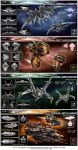  3d absurdres amarr_empire_(eve_online) battlecruiser_(eve_online) blueprint_(medium) caldari_state_(eve_online) chermilla commentary concept_art copyright_name destroyer_(eve_online) english_text eve_online flying from_above from_behind from_below from_side gallente_federation_(eve_online) glowing highres logo military military_vehicle minmatar_republic_(eve_online) multiple_views nebula no_humans original outdoors radio_antenna reference_sheet science_fiction sky space spacecraft star_(sky) starry_sky thrusters vehicle_focus 