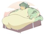  asian_mythology bath bathing belly big_belly cloud east_asian_mythology green_body green_hair hair hanging_belly huge_belly humanoid japanese_mythology kappa kappsona_(kapptastic) kapptastic looking_at_viewer male moobs morbidly_obese multicolored_body mythology navel nipples obese obese_humanoid obese_male overflow overweight overweight_humanoid overweight_male scalie sigh simple_background smile solo steam water white_background yokai 