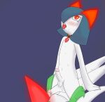  &lt;3 &lt;3_eyes 3_fingers ahegao anal anal_penetration balls blue_hair blush blush_lines bodily_fluids collar_tag cowgirl_position drooling duo eye_roll fingers from_front_position gallade generation_3_pokemon generation_4_pokemon genitals glowing glowing_eyes glowing_horn hair hair_over_eye heart_collar_tag hi_res horn humanoid kirlia kirlia_furtive leg_grab looking_pleasured male male/male navel nintendo not_furry nude on_bottom on_top one_eye_obstructed orange_eyes penetration penis pokemon pokemon_(species) saliva sex shiny_pokemon slim straddling sweat thigh_grab tongue tongue_out young 