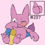  1_toe ambiguous_gender anthro biped digital_media_(artwork) duo erection feet foot_fetish foot_play footjob generation_2_pokemon genitals gligar hashtag hi_res id_number male nintendo number penis pokemon pokemon_(species) secretsableye sex simple_background tail teeth text toes tongue tongue_out wings 