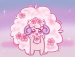  ambiguous_gender cherry_blossom cherry_blossom_tree cherry_tree cherryblossom cute_expression cute_eyes feral fruit_tree generation_5_pokemon nintendo pastel plant pokemon pokemon_(species) pyroashes solo tree whimsicott 