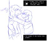  anthro belly blush clothed clothing deltarune digital_media_(artwork) dragon duo english_text female hair hi_res human humanoid imminent_vore intraspecies kris_(deltarune) licking licking_lips male male/female mammal noises panicked_look panicked_prey panicking reptile rumbling_stomach same_size_vore scalie simple_background size_difference soft_vore susie_(deltarune) tail text tongue tongue_out undertale_(series) vore xyclone young 