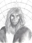  absurd_res anthro beast_man black_and_white felid graphite_(artwork) hi_res humanoid male mammal monochrome ortenphia pantherine pencil_(artwork) portrait pseudo-furry solo traditional_media_(artwork) vincent_(beauty_and_the_beast) 