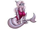  baywatch big_breasts blue_eyes breasts clothing eyewear female fish glasses marine shark sharkess swimwear 