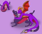  absurd_res activision bodily_fluids cum cynder dragon duo female female_penetrated feral genital_fluids genitals hi_res horn kiumba_(artist) male male/female male_penetrating male_penetrating_female paws penetration penis scalie sex spyro spyro_the_dragon vaginal wings 