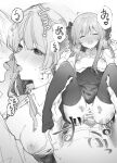  1boy 1girl anna_(ikeuchi_tanuma) bar_censor blush bow breasts censored close-up closed_eyes collared_shirt facing_viewer french_kiss greyscale hair_between_eyes hair_bow hand_on_another&#039;s_leg hetero highres ikeuchi_tanuma kiss long_bangs long_hair lying medium_breasts missionary monochrome multiple_views neck_ribbon no_shoes nose_blush on_back open_clothes open_mouth open_shirt original penis pov pov_hands puffy_nipples pussy raised_eyebrows ribbon rudy_(ikeuchi_tanuma) saliva saliva_trail sex shirt sidelocks simple_background solo_focus straight_hair sweatdrop thighhighs toes tongue tongue_out white_background 
