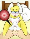  absurd_res anthro aurora_galvez_(sheriffpunchy) bed blonde_hair blush bodily_fluids breasts cum duo faceless_character female furniture generation_6_pokemon genital_fluids genitals hair hi_res human interspecies male male/female mammal meowstic nintendo ovum ovum_with_heart penetration penis pokemon pokemon_(species) pussy sheriffpunchy simple_background vaginal vaginal_penetration white_body 