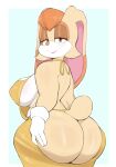  anthro big_breasts big_butt breasts butt clothing female hi_res huge_butt lagomorph leporid mammal mature_female rabbit sega solo sonic_the_hedgehog_(series) thong underwear usnarbit vanilla_the_rabbit 