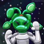  aisha_(neopets) alien clothing cyus_(tuckerboo) gloves handwear hi_res jumpstart_games latex_gloves neopet_(species) neopets rubber rubber_clothing rubber_suit space spacesuit star_art_hd 