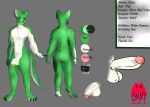  2021 anthro balls black_claws butt canid canine canis cesar_(cesaroma71) claws english_text erection flaccid fur fur_markings genitals glans green_body green_ears green_eyes green_fur green_hair green_tail hair humanoid_genitalia humanoid_penis male mammal markings model_sheet multicolored_body multicolored_ears multicolored_fur nude penis pink_penis signature solo succubusbnny tail text two_tone_body two_tone_ears two_tone_fur two_tone_tail white_balls white_body white_ears white_fur white_penis white_tail wolf 