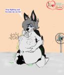  abdominal_bulge ale_(god-ale_oc) ambiguous_gender ambiguous_prey angry angry_expression anthro bed belly belly_crush belly_grab belly_punching big_belly big_butt black_body black_fur black_hair blue_eyes bulge butt canid canine canis clothed clothed/nude clothed_male clothed_male_nude_male clothing digestion digestion_noises digital_drawing_(artwork) digital_media_(artwork) domestic_dog duo english_text eyewear fat_belly flat_colors fur furniture glasses gloves god-ale grey_hair hair handwear human husky interspecies larger_anthro larger_male larger_pred leg_grab male male/male male_pred mammal navel nordic_sled_dog nude nude_male on_bed pawpads pink_pawpads simple_background size_difference smaller_human smaller_male smaller_prey spitz text thick_thighs thigh_grab under_belly unwilling_prey ventilator vore white_body white_fur 