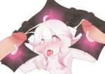  absurd_res blind bodily_fluids breasts briar_(league_of_legends) cum detsu fangs female genital_fluids group hair handjob hi_res human humanoid male male/female mammal penile sex small_breasts teeth tongue tongue_out trio white_hair 