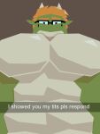  2023 abs anthro big_muscles blunt_(felix_bardner) dragon eyewear felix_bardner glasses green_body green_scales hair hi_res horn male meme multicolored_body muscular muscular_male orange_hair pecs scales simple_background solo two_tone_body white_body white_scales 