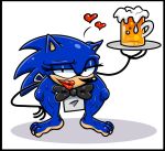  alcohol anthro beer beverage blue_body eulipotyphlan eyelashes hedgehog humor lips male mammal meme sega skeletalheart solo sonic_the_hedgehog sonic_the_hedgehog_(series) 