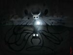  2019 altered_reflection ambiguous_gender animal_humanoid arthropod arthropod_humanoid ashenhare black_eyes black_tentacles container dark_theme detailed_background digital_media_(artwork) digital_painting_(artwork) distortion duality empty_eyes front_view full-length_portrait glowing glowing_eyes hi_res holding_object holding_weapon hollow_knight horn humanoid insect insect_humanoid jar looking_at_reflection looking_at_self magic nail_(weapon) outside portrait protagonist_(hollow_knight) reflection shade_(hollow_knight) shadow_creature solo stairs tar team_cherry tentacle_monster tentacles vignette void_(hollow_knight) weapon white_eyes 