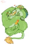  &lt;3 2023 anthro balls blush bodily_fluids coiling dated dragon duo ear_piercing erection extreme_french_kiss eyes_closed famir_(artist) famir_(character) feral french_kissing fur furred_dragon gauged_ear genitals gradient_penis green_balls green_body green_fur hi_res horn kissing knot male narrowed_eyes nude open_mouth orange_penis penis piercing ridged_penis saliva saliva_string selfcest signature simple_background square_crossover tail tail_tuft tongue tongue_out tuft white_background yellow_eyes yellow_horn yellow_penis yellow_tongue 