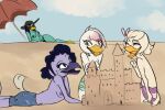  anatid anseriform anthro aunt_(lore) aunt_and_niece_(lore) avian best_friends big_breasts bikini bikini_bottom bikini_bottom_only bird blue_clothing blue_swimming_trunks blue_swimwear bonding braless breasts casual_nudity censoring_self clothed clothing convenient_censorship daughter_(lore) diaxis disney duck ducktales ducktales_(2017) eyewear family female female/female friends green_clothing green_nipples green_swimming_trunks green_swimwear group hair hat headgear headwear hi_res huge_breasts hummingbird lena_(ducktales) magica_de_spell mother_(lore) mother_and_child_(lore) mother_and_daughter_(lore) niece_(lore) nipple_piercing nipples non-mammal_breasts non-mammal_nipples parent_(lore) parent_and_child_(lore) parent_and_daughter_(lore) piercing pink_clothing pink_swimming_trunks pink_swimwear public public_nudity purple_nipples relaxation relaxing sand_castle sculpture smile social_nudity stepdaughter_(lore) stepmother_(lore) stepmother_and_stepchild_(lore) stepmother_and_stepdaughter_(lore) stepparent_(lore) stepparent_and_stepchild_(lore) stepparent_and_stepdaughter_(lore) summer sun_hat sunglasses swimming_trunks swimming_trunks_only swimwear teenager topless vacation violet_sabrewing webby_vanderquack wholesome young 