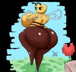  antennae_(anatomy) anthro areola arthropod bee bee_(minecraft) big_breasts big_butt black_sclera breasts butt female gothicc hi_res huge_breasts huge_butt hymenopteran insect microsoft minecraft mojang multicolored_body nipples non-mammal_breasts nude pink_areola pink_nipples side_boob solo thick_thighs two_tone_body white_eyes wide_hips wings xbox_game_studios 