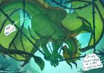  darkdraconica dragon female feral leafwing_(wof) on scalie solo sundew_(wof) twitter vore western_dragon wings_of_fire 