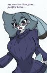  anthro big_breasts breasts clothing disney female pace-maker small_waist solo sweater thick_thighs topwear violet_hopps wide_hips zootopia 
