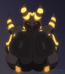  belly big_breasts big_butt boob_expansion breasts butt eeveelution feral fusion generation_2_pokemon generation_5_pokemon glowing hi_res huge_breasts huge_butt hybrid invalid_tag juska nintendo overweight pokemon pokemon_(species) scolipede umbreon 