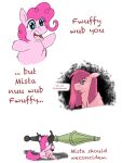  comic equid equine female fluffsplosion fluffy_pony friendship_is_magic hair hasbro hi_res horse mammal my_little_pony pink_hair pinkamena_(mlp) pinkie_pie_(mlp) pony ranged_weapon rocket_launcher rpg-7 simple_background solo weapon 