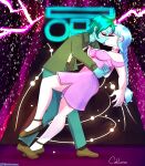  absurd_res caliluminos dancing duo fan_character female hi_res human invalid_tag kissing love male mammal pasion romantic sapphire_(disambiguation) winter ych 