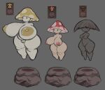  absurd_res areola armless beady_eyes big_breasts black_eyes breasts cumlord elemental_creature elemental_humanoid featureless_feet female fungi_fauna fungi_humanoid fungus genitals grey_areola grey_background grey_body grey_nipples group hi_res huge_breasts humanoid hyper hyper_breasts mushroom mushroom_cap mushroom_humanoid navel nipples not_furry nude pink_areola pink_nipples pink_spots pussy red_body simple_background spots tan_body tan_spots the_binding_of_isaac_(series) thick_thighs trio wide_hips yellow_areola yellow_body yellow_nipples 
