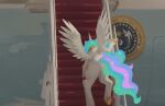  air_force_one equid equine female feral friendship_is_magic hasbro hi_res horn horse mammal marsminer meme my_little_pony pony princess_celestia_(mlp) redraw solo winged_unicorn wings 