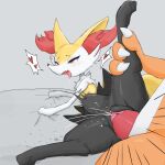  &lt;3 1:1 anthro biped black_body bodily_fluids braixen charizard duo ejaculation erection female female_penetrated fur generation_1_pokemon generation_6_pokemon genital_fluids genitals grey_background hi_res male male/female male_penetrating male_penetrating_female nintendo orange_body penetration penile penile_penetration penis pokemon pokemon_(species) pussy pussy_ejaculation pussy_juice red_body red_fur saeko_art sex simple_background vaginal vaginal_penetration white_body white_fur yellow_body yellow_fur 