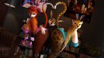  3d_(artwork) blue_eyes blx24 bunny_costume butt clothing costume digital_media_(artwork) felid feline female hi_res lagomorph leopard leporid male mammal pantherine rabbit tails_(disambiguation) 