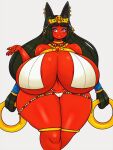  animal_humanoid big_breasts black_hair breasts camel_toe cat_humanoid cleopatra_(metal_slug) clothing ear_piercing felid felid_humanoid feline feline_humanoid female hair hi_res huge_breasts huge_hips huge_thighs humanoid hyper hyper_breasts jewelry mammal mammal_humanoid matospectoru metal_slug necklace piercing red_body red_eyes ring_(jewelry) smile solo thick_thighs thong topwear underwear wide_hips 