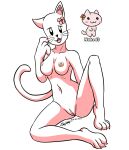  accessory alpha_channel anthro beady_eyes blush_symbol breasts chibi claws domestic_cat evan_harrey eyebrows felid feline felis female flower flower_in_hair fur genitals hair hair_accessory handpaw hi_res khao_manee looking_at_viewer mammal nipples nude one_ear_up open_mouth pawpads paws pink_pawpads plant pussy raised_eyebrow rukimin&#039;s_disappointing_adventure! shobomi simple_background sitting smile solo spread_legs spreading syobon_action tail touching_face transparent_background whiskers white_body white_fur 