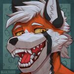  1:1 absurd_res ailurid blakixtekzer_(artist) drugs headshot_(disambiguation) hi_res icon mammal neon pills red_panda smile 