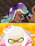  absurd_res animate_inanimate bodily_fluids drooling duo female hi_res humanoid living_plushie male male/female marina_(splatoon) nintendo pearl_(splatoon) plushie saliva splatoon unknown_artist 