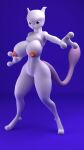  anthro argos90 female generation_1_pokemon hi_res legendary_pokemon mewtwo nintendo pokemon pokemon_(species) solo 