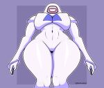  abs absurd_res big_breasts breasts entity_(yiik) female floating genitals hi_res humanoid low-angle_view methados navel nipples pussy small_waist solo thick_thighs wide_hips yiik:_a_postmodern_rpg 