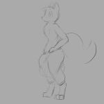  animated anthro balls big_balls big_penis canid canine chest_tuft clothing digitigrade fluffy fluffy_tail genitals guide_lines huge_balls huge_penis hyper hyper_balls hyper_genitalia hyper_penis looking_pleasured male mammal mink_of_the_end monochrome partially_clothed_anthro penis short_playtime sketch solo standing tail tuft undressing unknown_character vein veiny_penis 