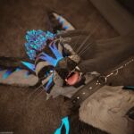  1:1 3d_(artwork) 4k absurd_res anthro biped blender_(software) blender_cycles blue_eyes brown_body canadien canid canine carpet claws close-up clothing collar degradation digital_media_(artwork) dominant dragonplayer dragonplayer_(character) duo erection feathers feet foot_fetish foot_in_mouth foot_lick foot_on_chest foot_on_face foot_play fox fur furniture grey_body hair hi_res hindpaw humiliation hybrid inside leash leash_pull leashed_collar leashed_male leather leather_clothing leather_legwear legwear licking looking_at_viewer lying lying_on_ground male male/male mammal multicolored_body on_back on_sofa open_mouth paw_in_mouth paw_on_face paw_on_head paw_on_penis pawpads paws procyonid pushing_head raccoon reflection rexouium sitting sitting_on_sofa slim slim_anthro slim_male slim_sub sofa submissive submissive_male tail tight_clothing toe_in_mouth toes tongue tongue_out white_body 